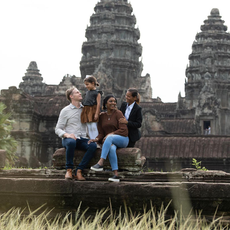Ives family in Cambodia